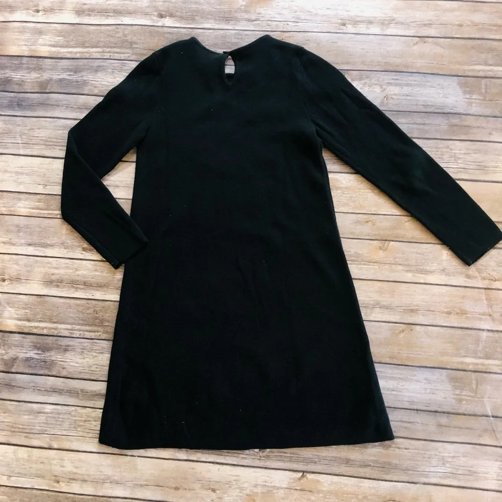 29. Hanna Andersson Black gorgeous formal knit dress! 💯 % super soft cotton